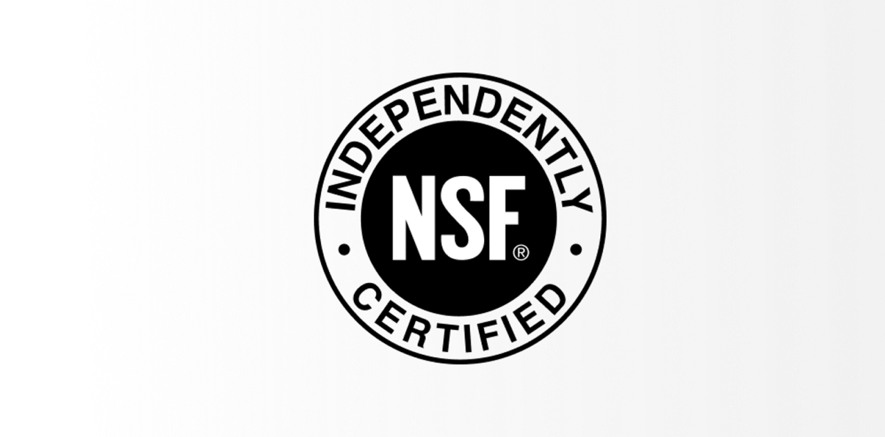 NSF“独立认证”徽章＂class=